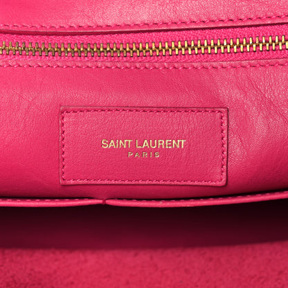 Saint Laurent Calfskin Medium Classic Y Cabas Fuchsia 6 of 12