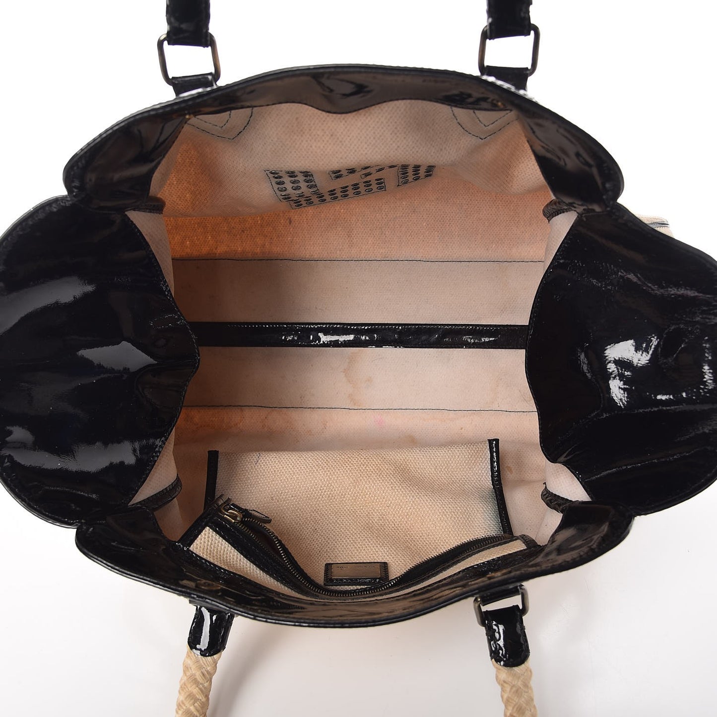 Canvas Patent Grommet De Jour Tote Natural
