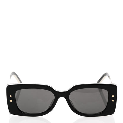 Christian Dior Diorpacific S1U Square Sunglasses Black White 2 of 8