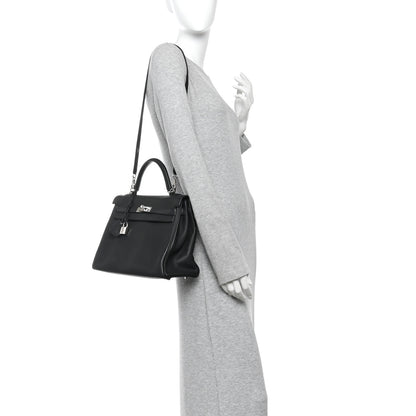 Hermes Togo Kelly Retourne 32 Black 2 of 10