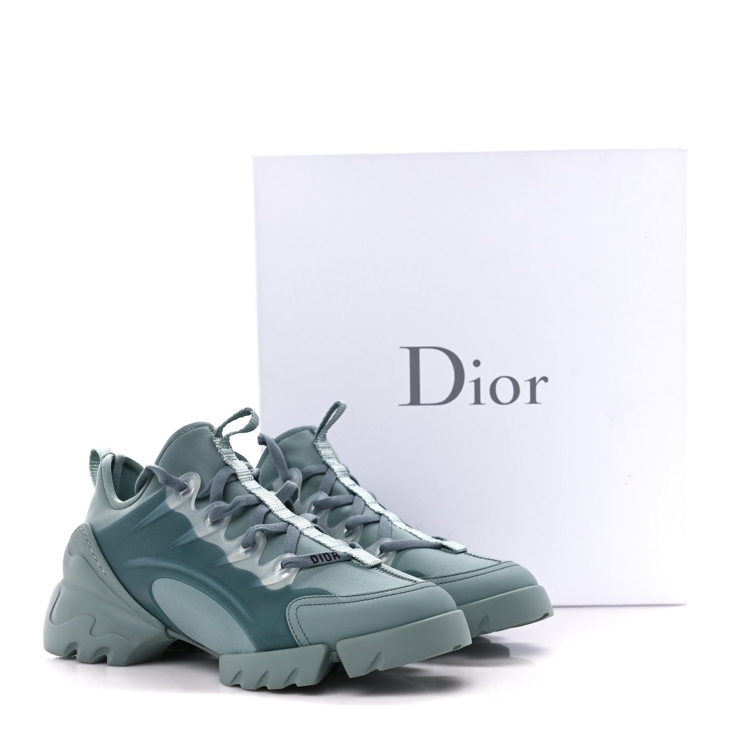 Neoprene Rubber Womens D-Connect Sneakers 39.5 Water Grey
