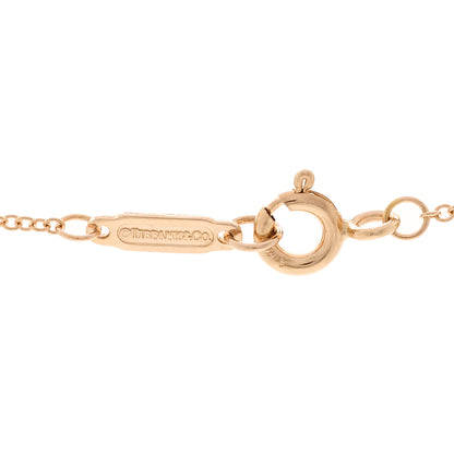 Tiffany 18K Rose Gold Diamond Mini Crown Key Pendant Necklace 5 of 6