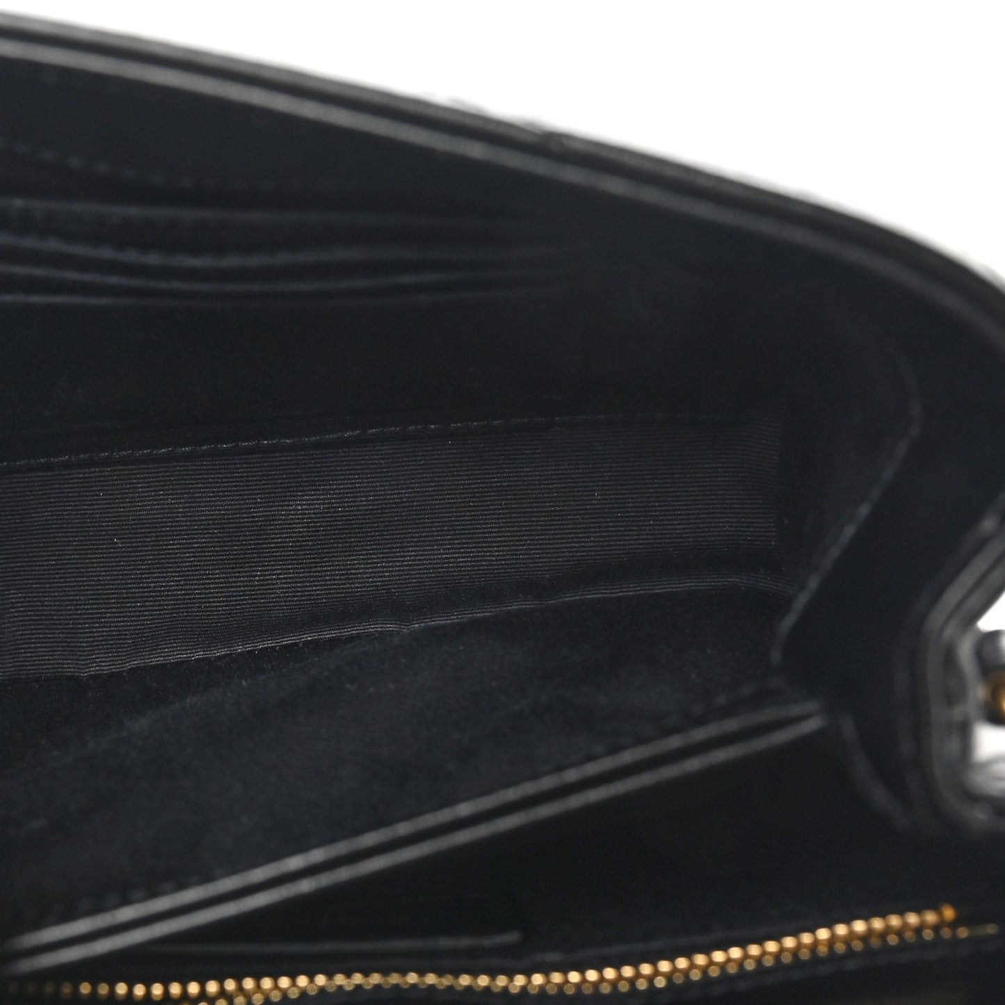 Calfskin Y Quilted Monogram Toy Loulou Crossbody Bag Black