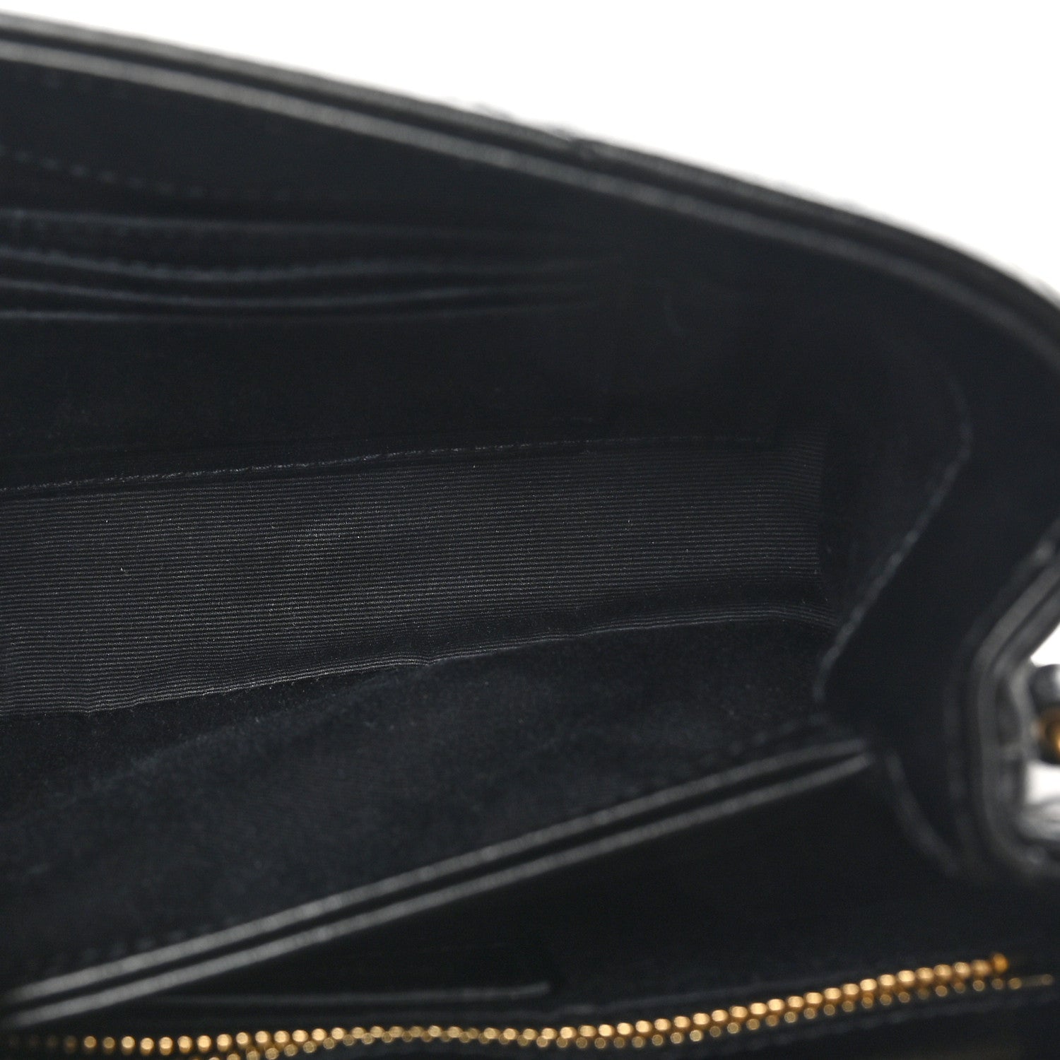 Saint Laurent Calfskin Y Quilted Monogram Toy Loulou Crossbody Bag Black 5 of 10