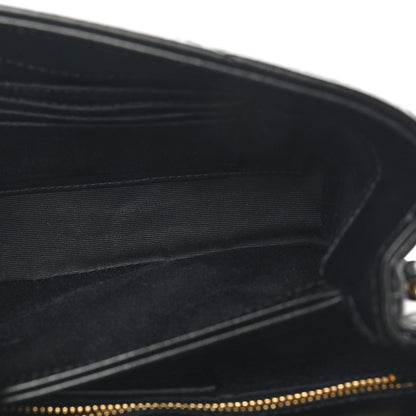 Saint Laurent Calfskin Y Quilted Monogram Toy Loulou Crossbody Bag Black 5 of 10
