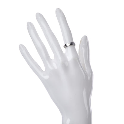 Gucci 18K White Gold 4mm Icon Thin Band Ring 49 4.75 2 of 4