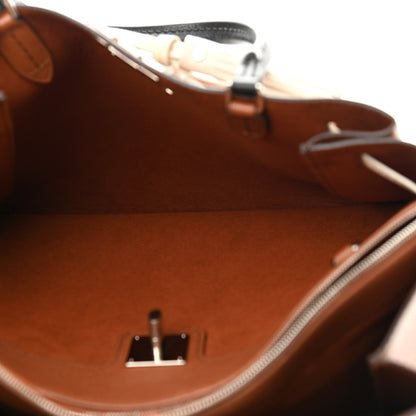 Louis Vuitton Calfskin Lockmeto Caramel Creme Black 6 of 9