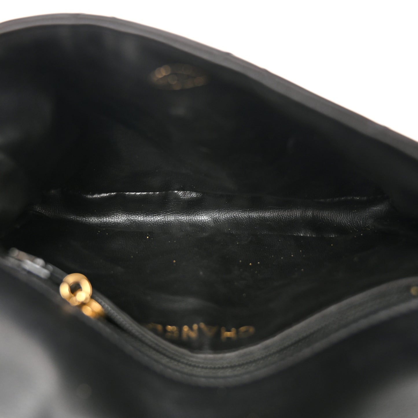 Lambskin Quilted Flap Waist Belt Bag 85 34 Black