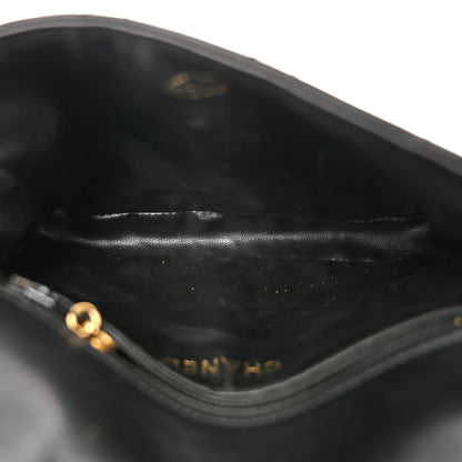 Chanel Lambskin Quilted Flap Waist Belt Bag 85 34 Black 5 of 11