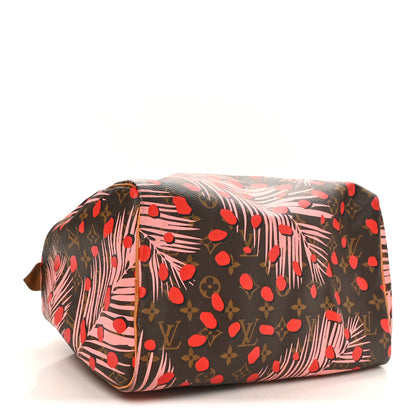 Louis Vuitton Monogram Jungle Dots Speedy 30 Sugar Pink Poppy 4 of 11