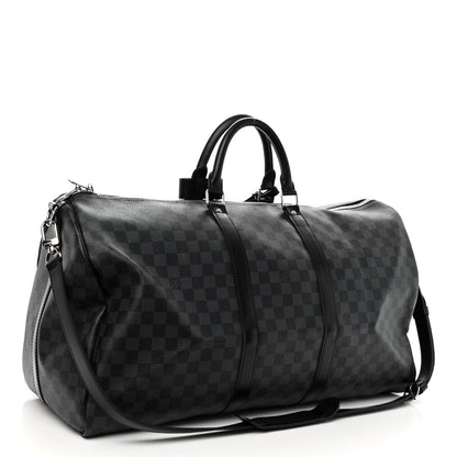 Louis Vuitton Damier Graphite Keepall Bandouliere 55 2 of 9