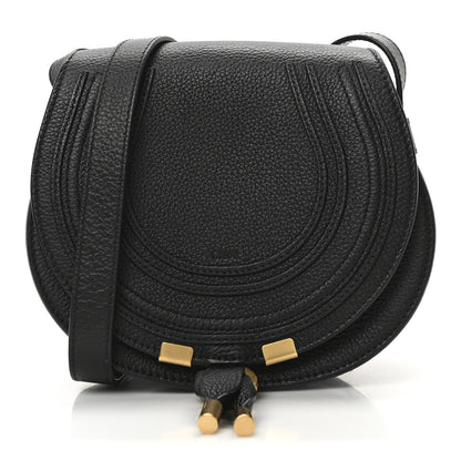 Chloe Calfskin Mini Marcie Round Crossbody Bag Black 1 of 10