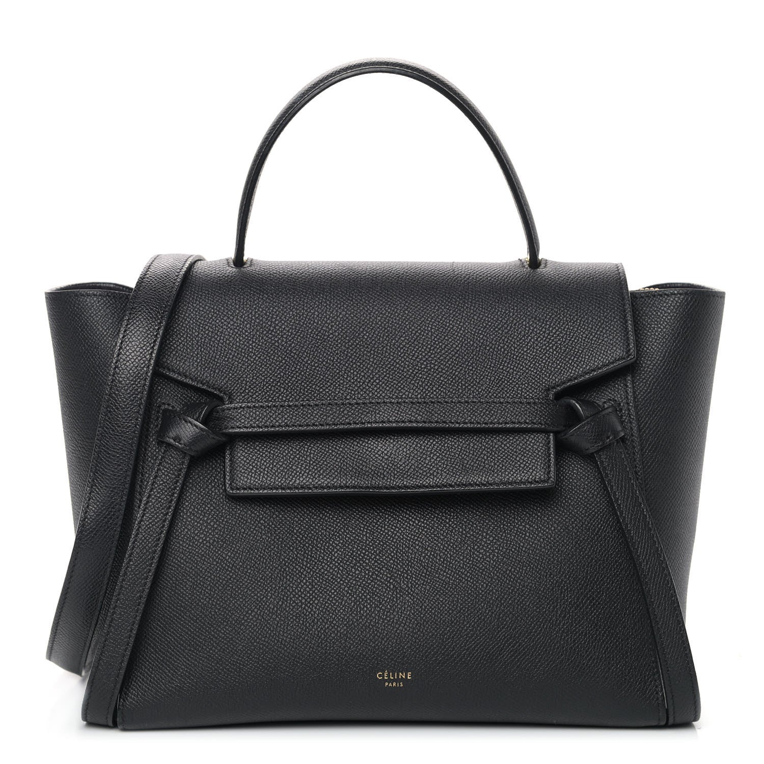 Celine Grained Calfskin Micro Belt Bag Black 1 of 13