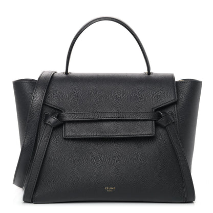 Celine Grained Calfskin Micro Belt Bag Black 1 of 13