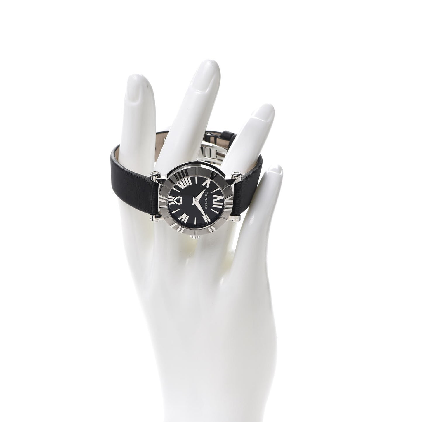 Stainless Steel Satin 30mm Atlas Belt Quartz Watch Black