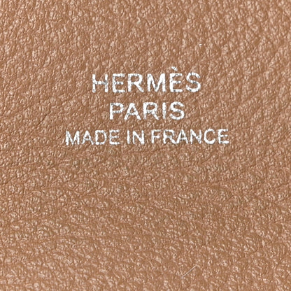 Hermes Evercolor Bastia Verso Coin Purse Gold Beige De Weimar 6 of 9