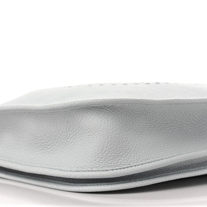 Hermes Taurillon Clemence Evelyne III PM Bleu Pale 7 of 9