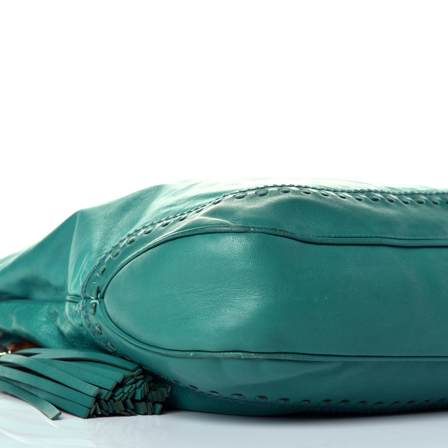 Gucci Calfskin Large New Jackie Hobo Green 9 of 11