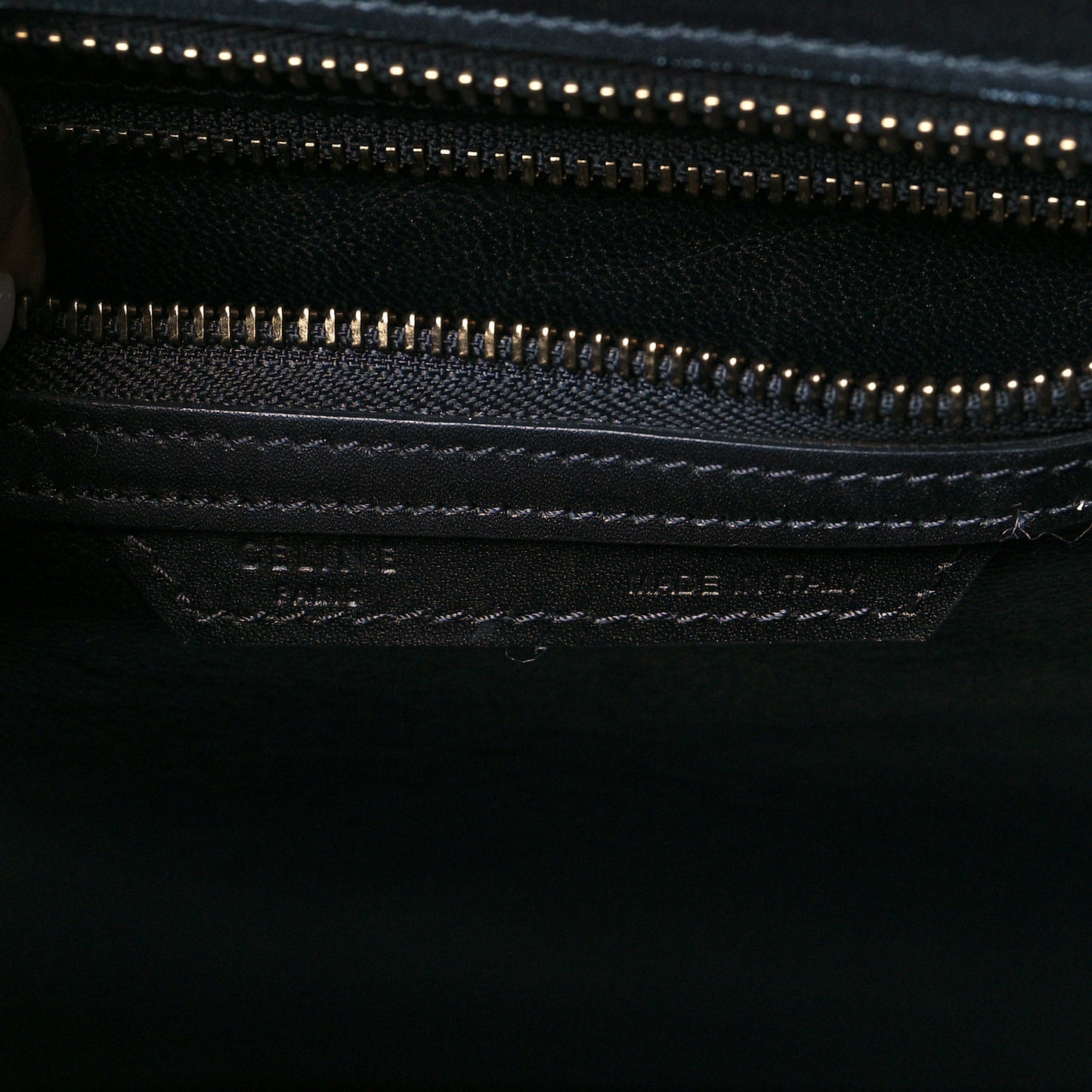 Baby Grained Calfskin Tri-Color Micro Luggage White
