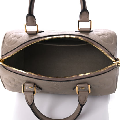 Louis Vuitton Empreinte Monogram Giant Speedy Bandouliere 25 Tourterelle 5 of 10