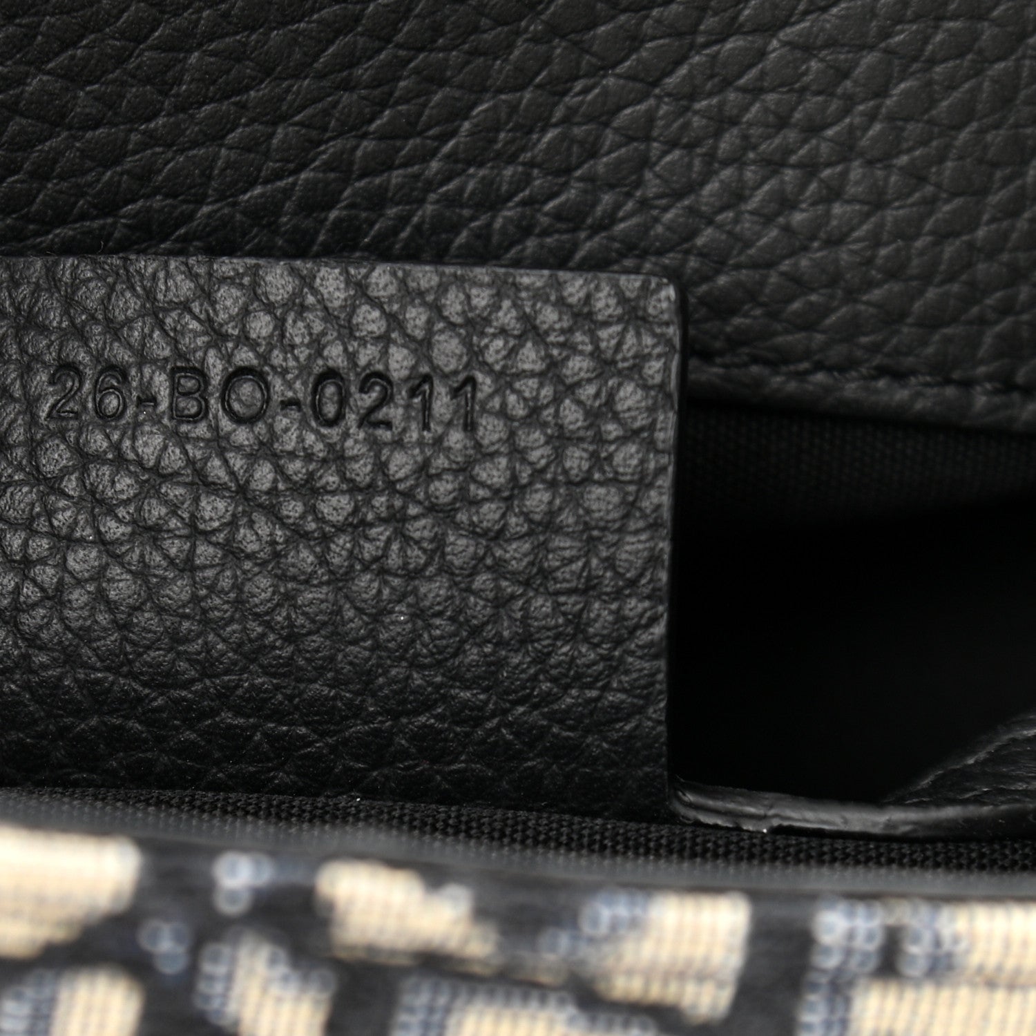 Christian Dior Oblique Jacquard Mini Saddle Backpack Navy Blue 7 of 11