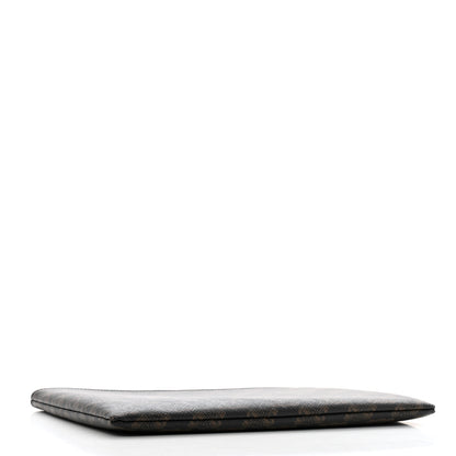 Celine Triomphe Canvas Pouch Black 4 of 8