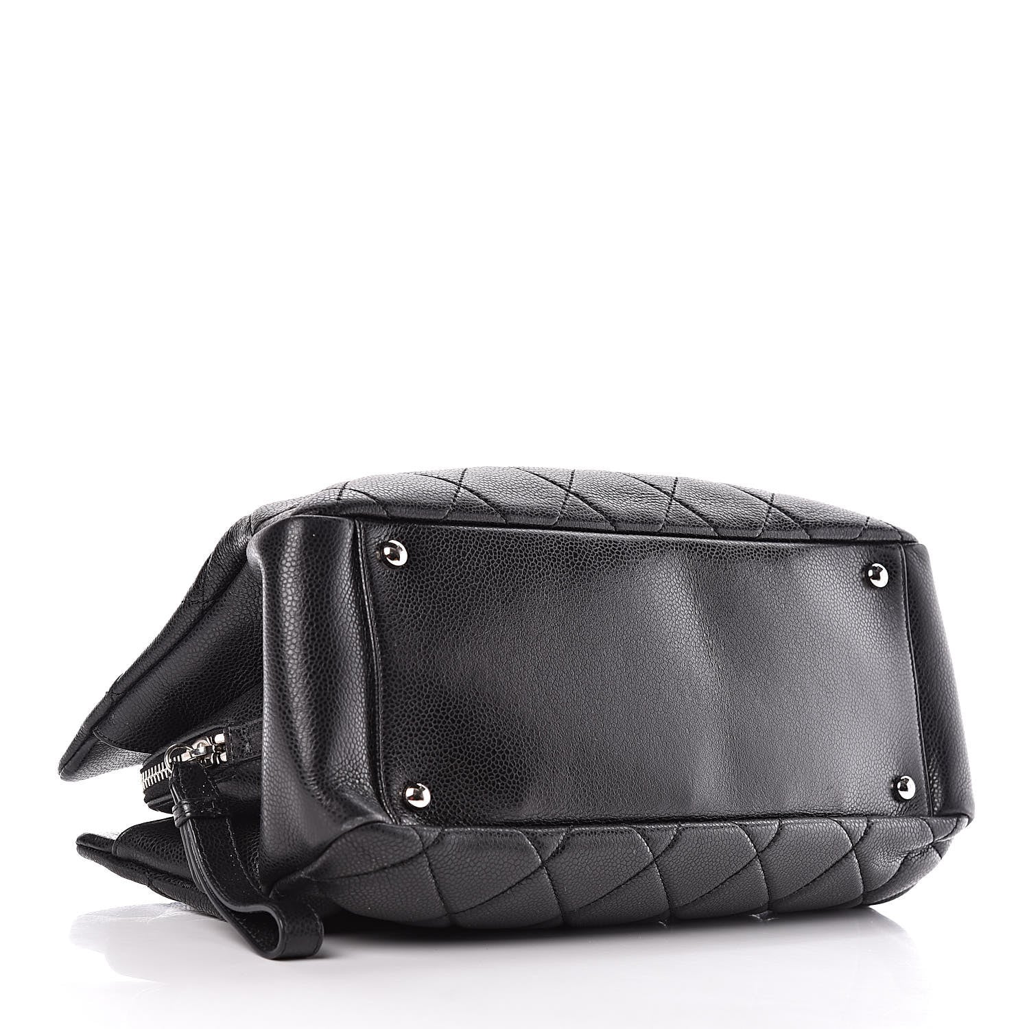 Chanel Caviar Quilted CC Timeless Tote Black 4 of 15