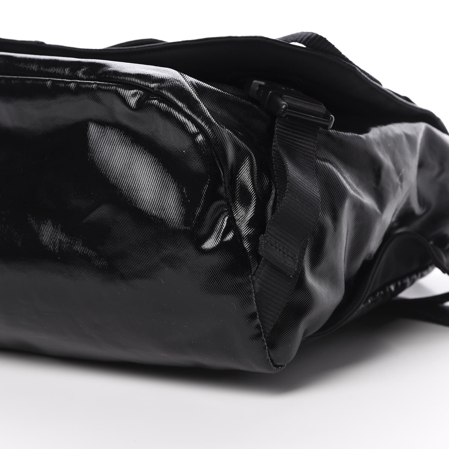 Chanel Coated Canvas Sport Messenger Black 10 of 11