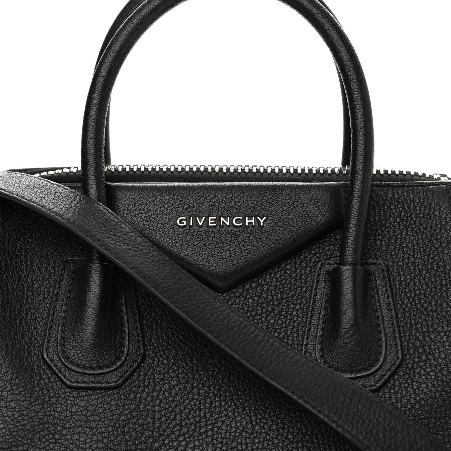 Sugar Goatskin Small Antigona Black