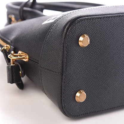 Balenciaga Signature Grained Calfskin Logo S Ville Top Handle Bag Black 5 of 11