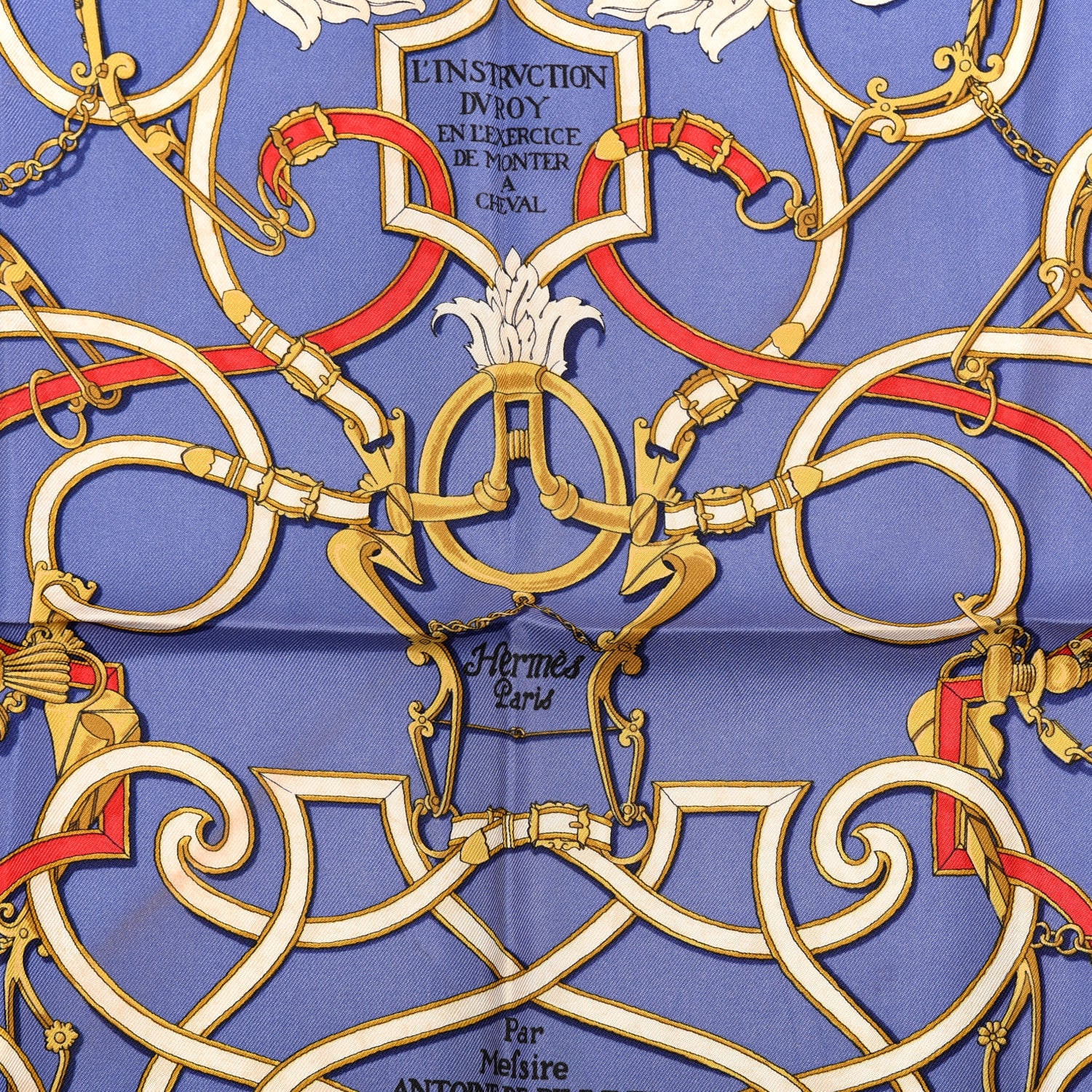 Hermes Silk L'Instruction Du Roy Scarf 45 2 of 4
