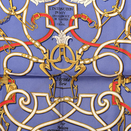 Hermes Silk L'Instruction Du Roy Scarf 45 2 of 4