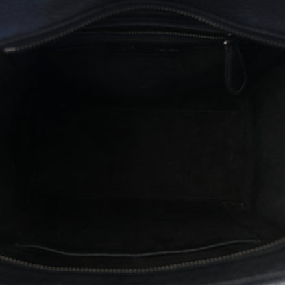 Celine Drummed Calfskin Micro Luggage Black 5 of 9