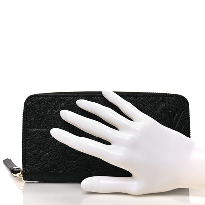 Louis Vuitton Empreinte Zippy Wallet Black 2 of 6