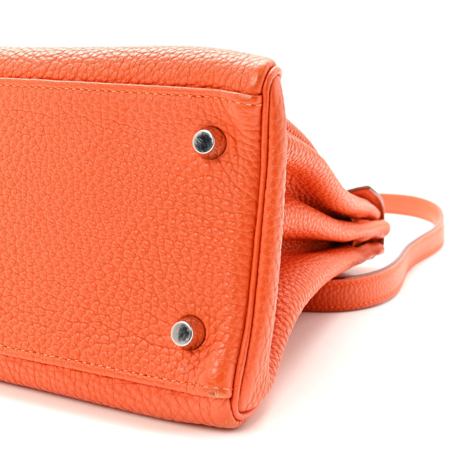 Hermes Togo Kelly Retourne 32 Orange 10 of 10