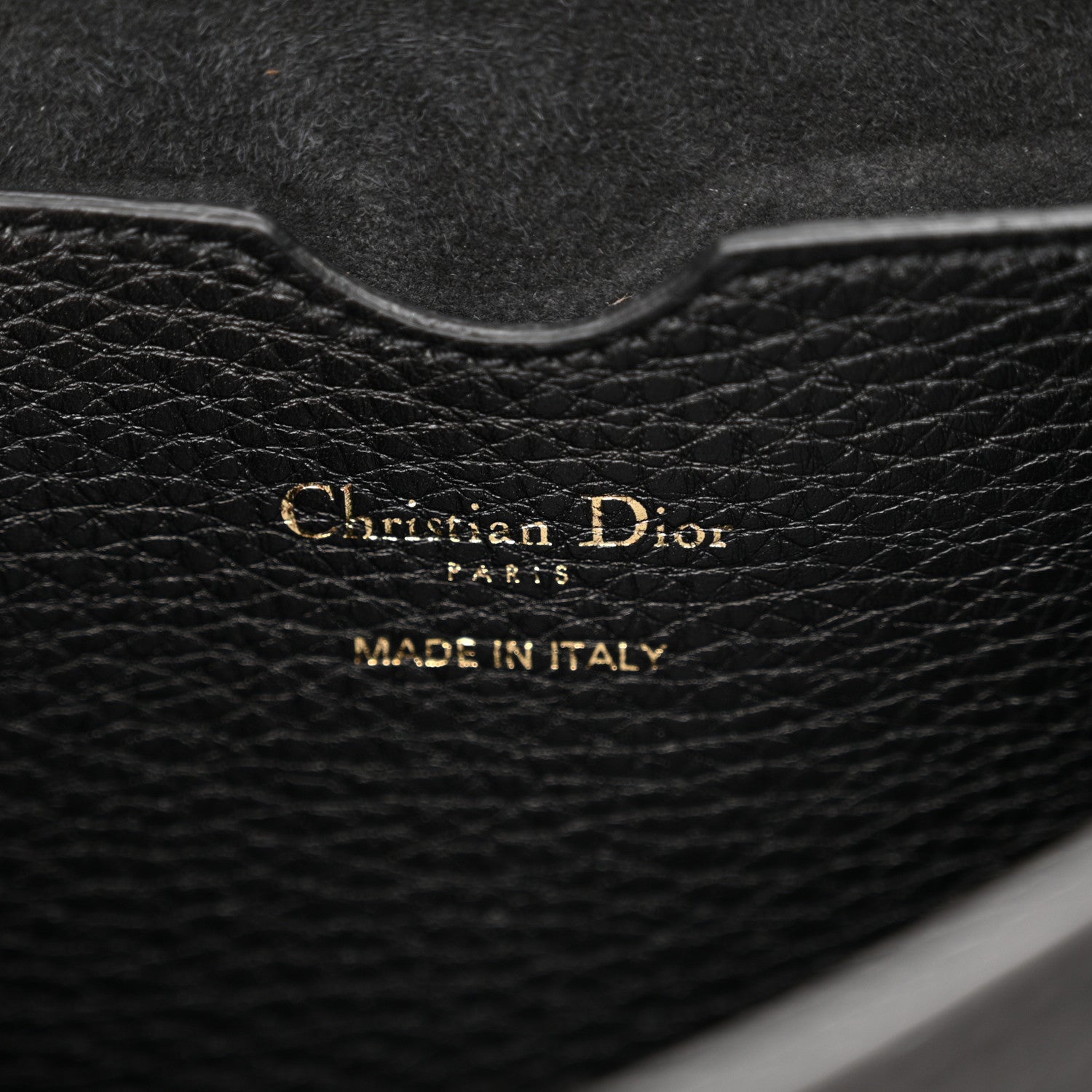 Christian Dior Grained Calfskin Large Bobby Flap Black 6 of 11