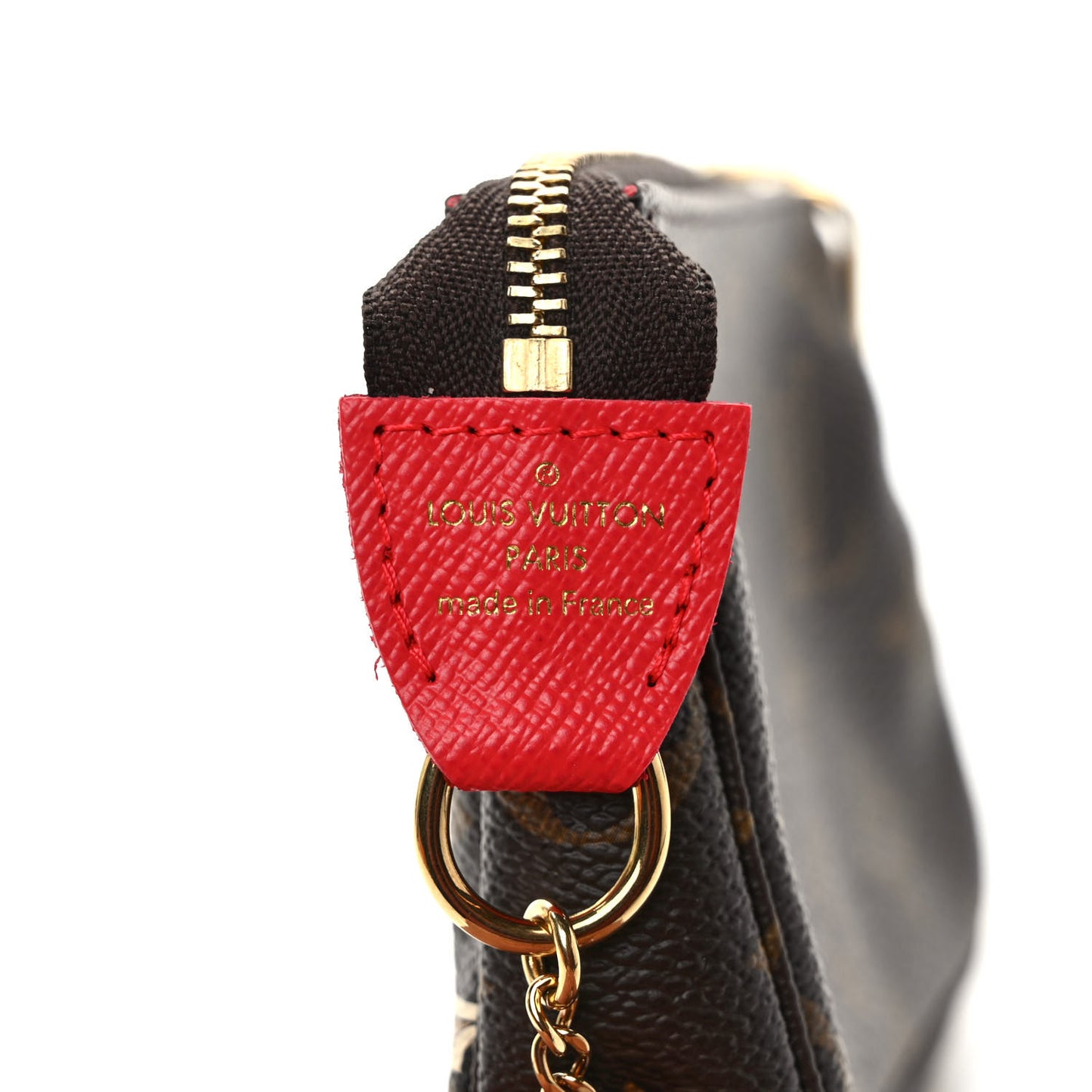 Monogram 2021 Christmas Animation London Mini Pochette Accessories Red