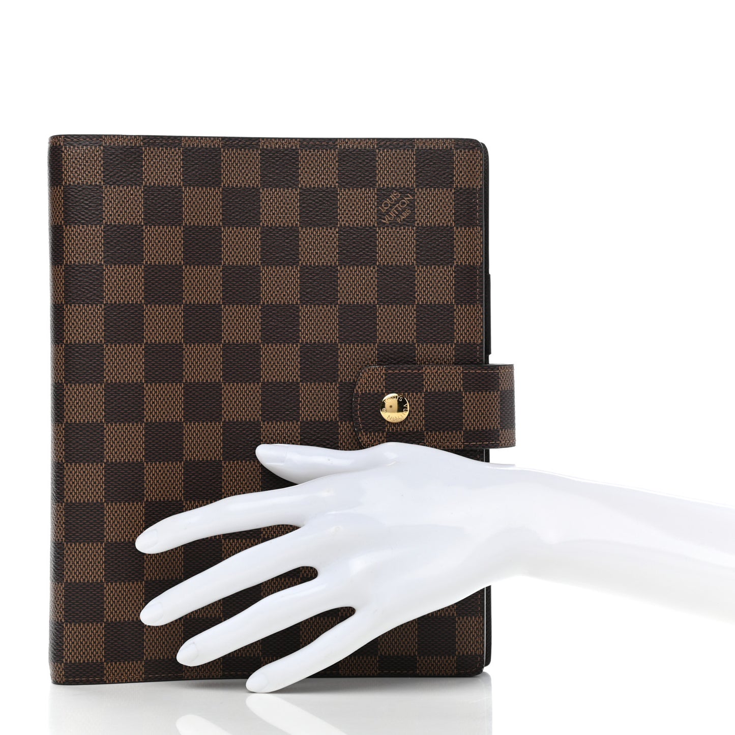 Damier Ebene Large Ring Agenda Cover
