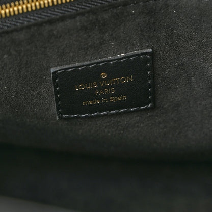 Louis Vuitton Calfskin Monogram On My Side PM Black 6 of 9