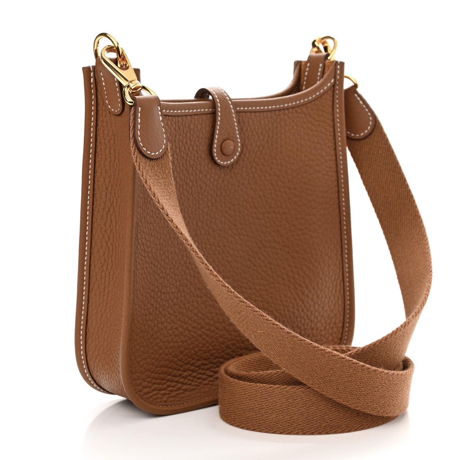 Hermes Taurillon Clemence Evelyne TPM Gold 3 of 11