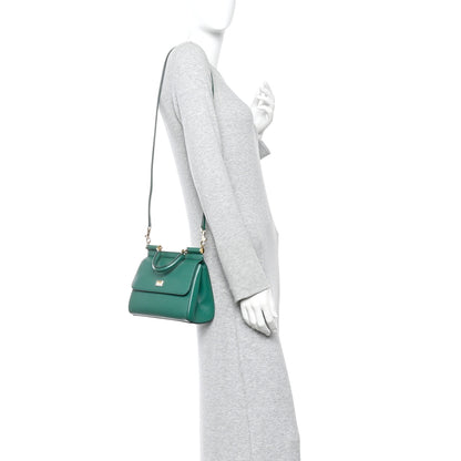 Dolce & Gabbana Dauphine Small Miss Sicily Satchel Green 2 of 9