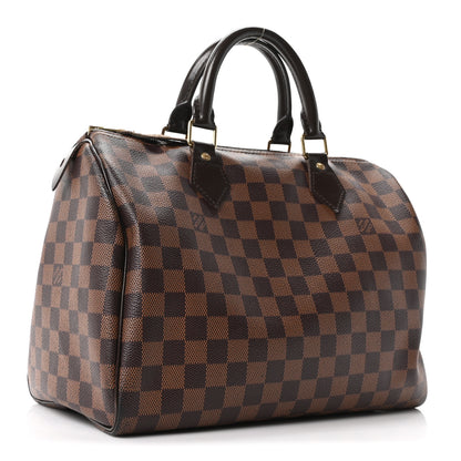 Louis Vuitton Damier Ebene Speedy 30 3 of 9