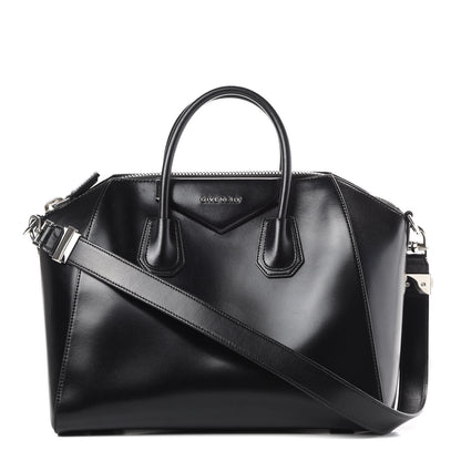 Givenchy Shiny Lord Calfskin Medium Antigona Black 1 of 20