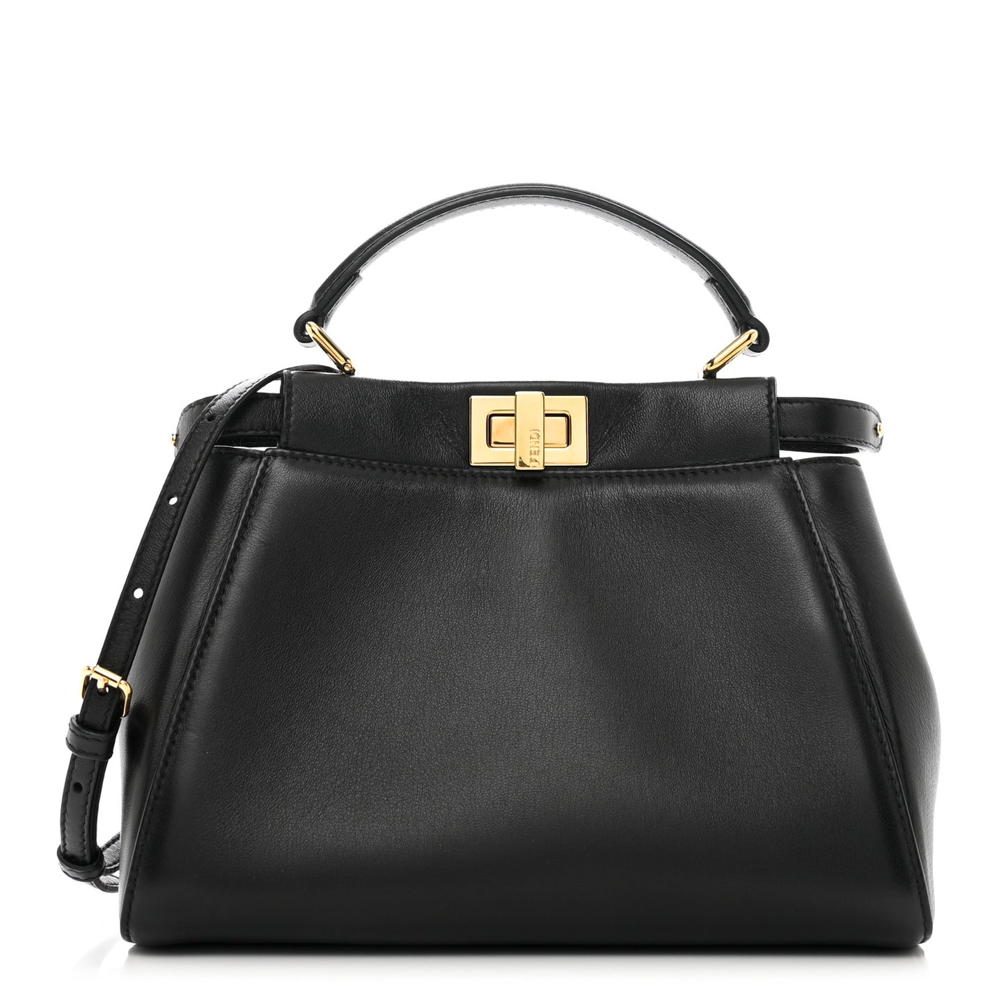 Nappa Mini Peekaboo Iconic Satchel Black