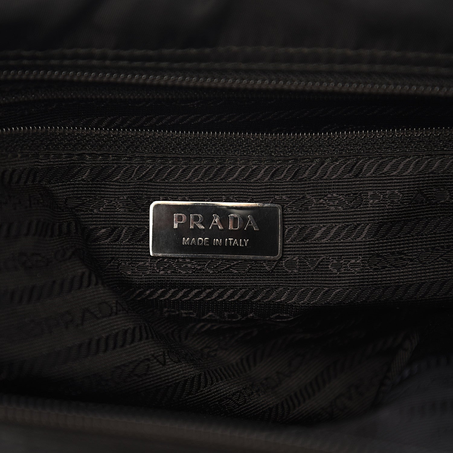 Prada Nylon Vela Sport Messenger Bag Black 5 of 12