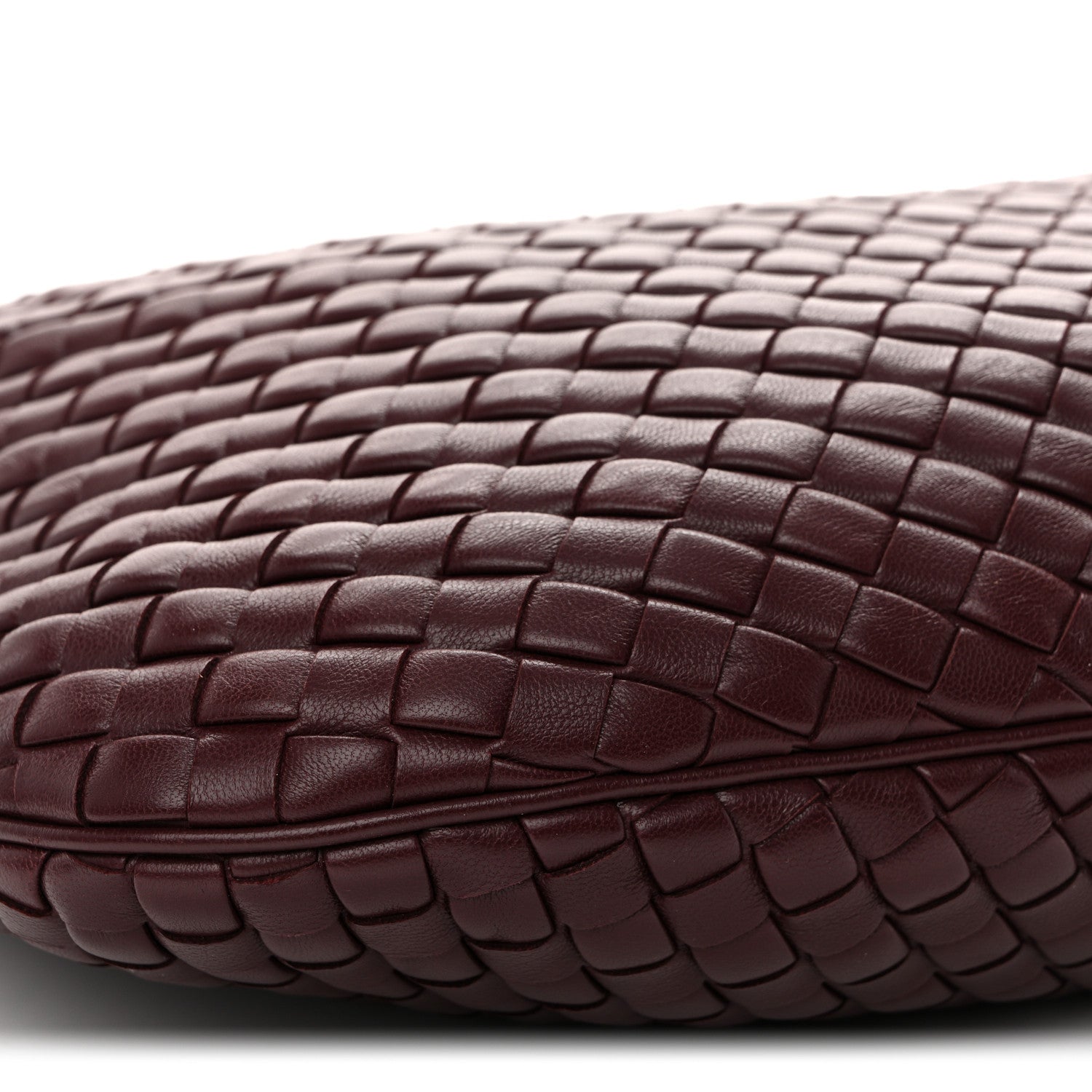 Bottega Veneta Lambskin Intrecciato Medium Padded Veneta Deep Mahogany 10 of 11