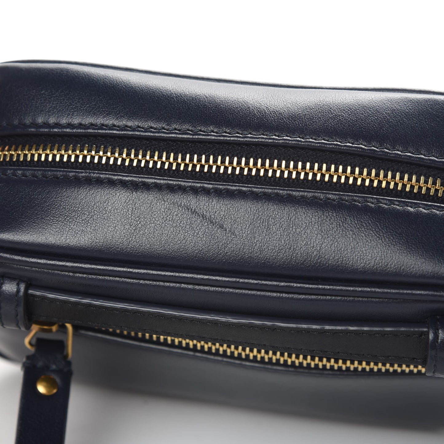 Calfskin Matelasse Monogram Lou Belt Bag Blue