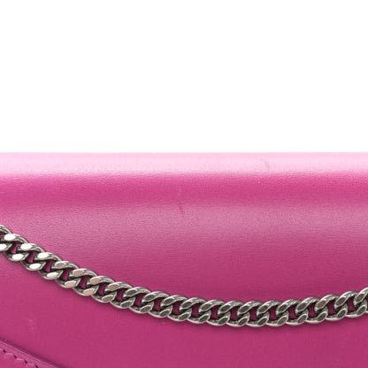 Saint Laurent Smooth Calfskin Monogram Cassandra Clasp Bag Electric Fuchsia 12 of 12