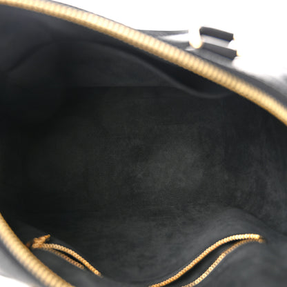 Louis Vuitton Empreinte Monogram Giant Speedy Bandouliere 25 Black 5 of 10