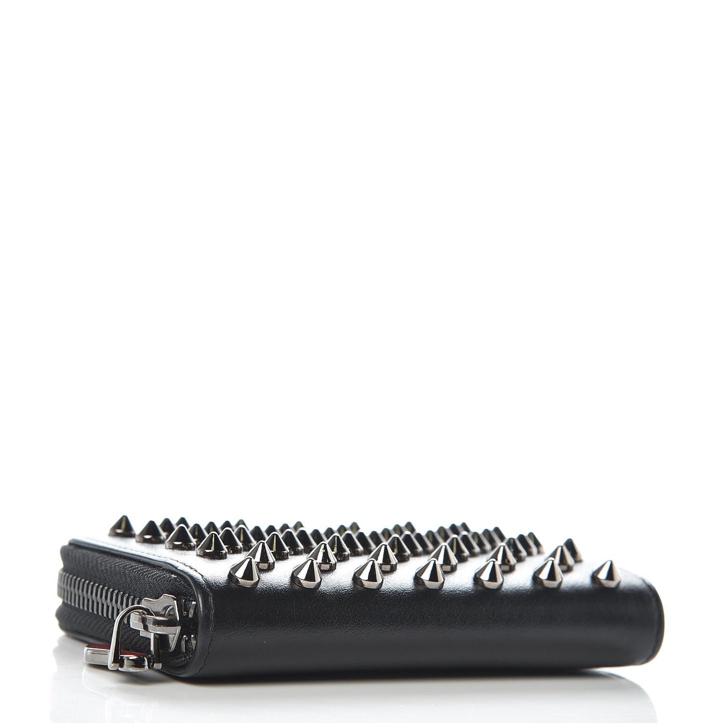 Calfskin Spiked Panettone Coin Purse Black